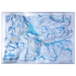 Carte 3D Deniveles Carte Des Pistes Tignes - Val D'isere