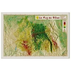 Carte 3D Geo Relief Le Puy De Dome