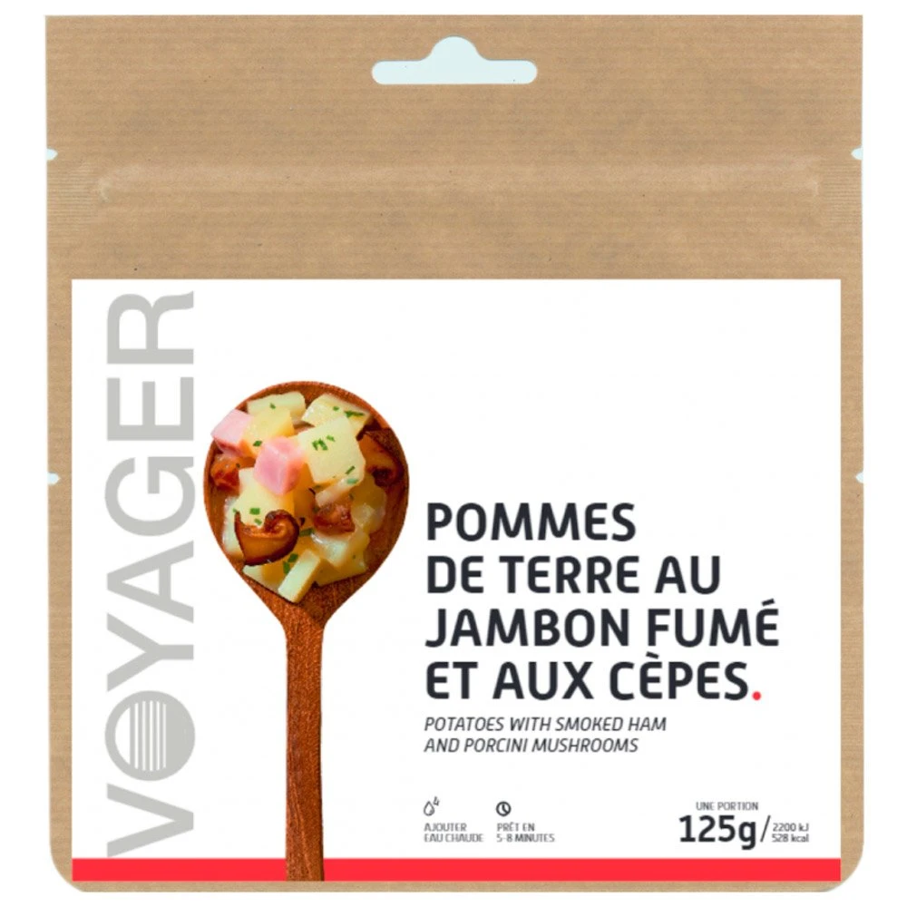 Repas Lyophilisé Voyager Pommes De Terre Au Jambon Fumé Et Aux Cèpes