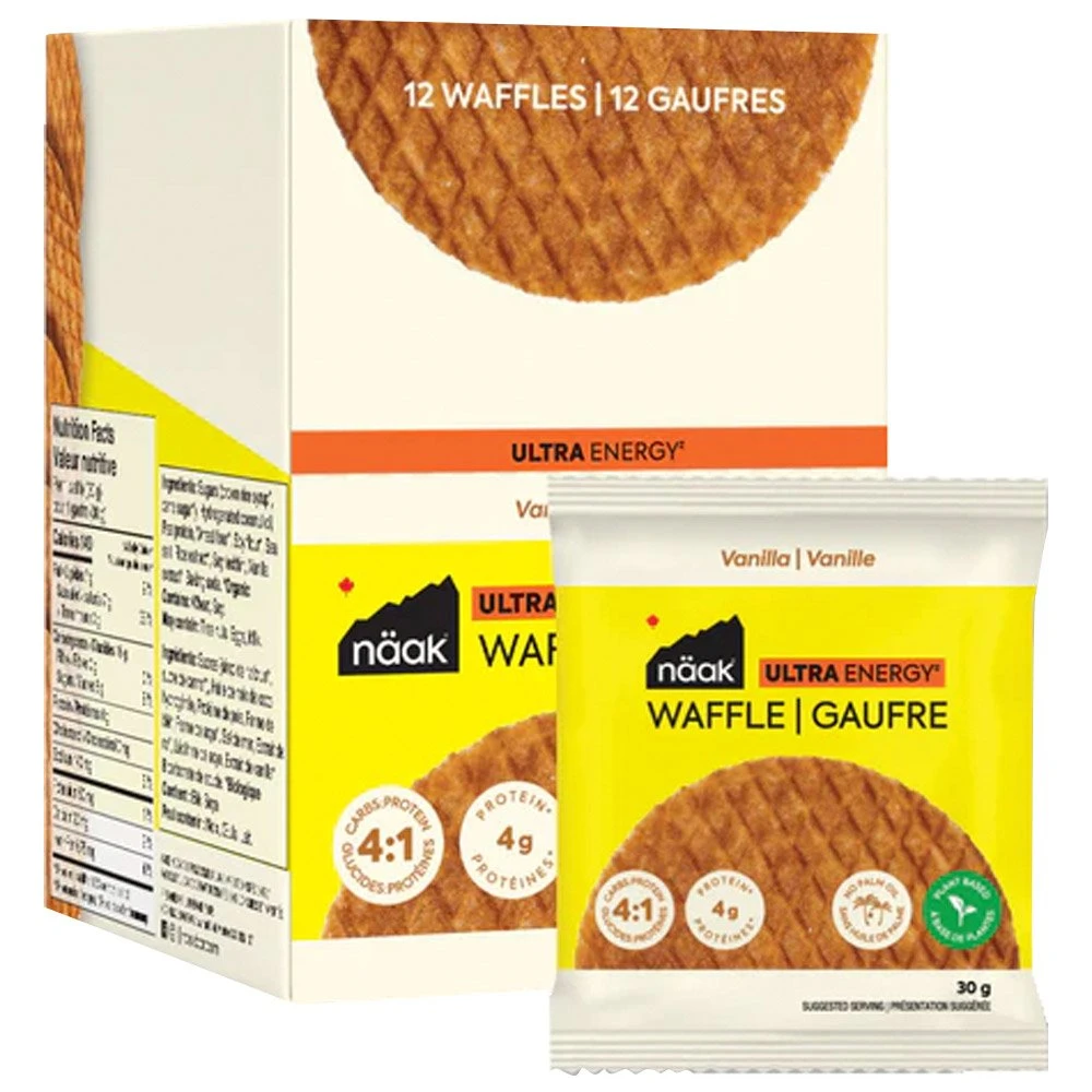 Barre Energétique Naak Ultra Energy Waffles Vanille – Image 3