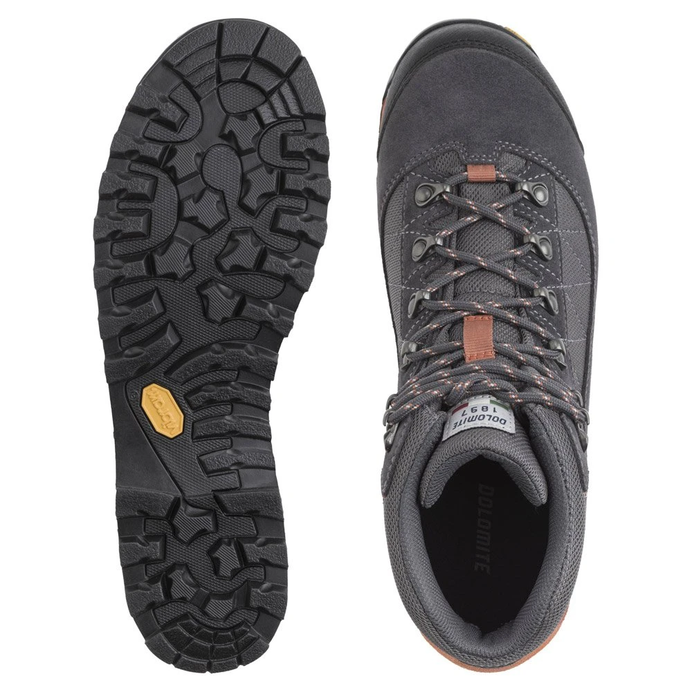 Chaussures De Randonnée Dolomite Zernez Gtx Asphalt Grey Burnt Orange – Image 4