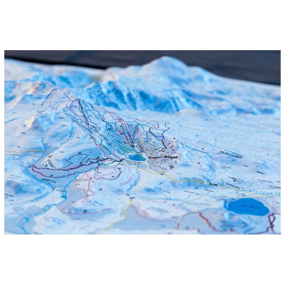 Carte 3D Deniveles Massif Du Sancy (Winter) – Image 3