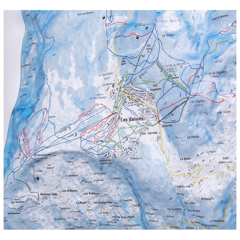 Carte 3D Deniveles Domaine Espace Diamant Les Saisies – Image 4