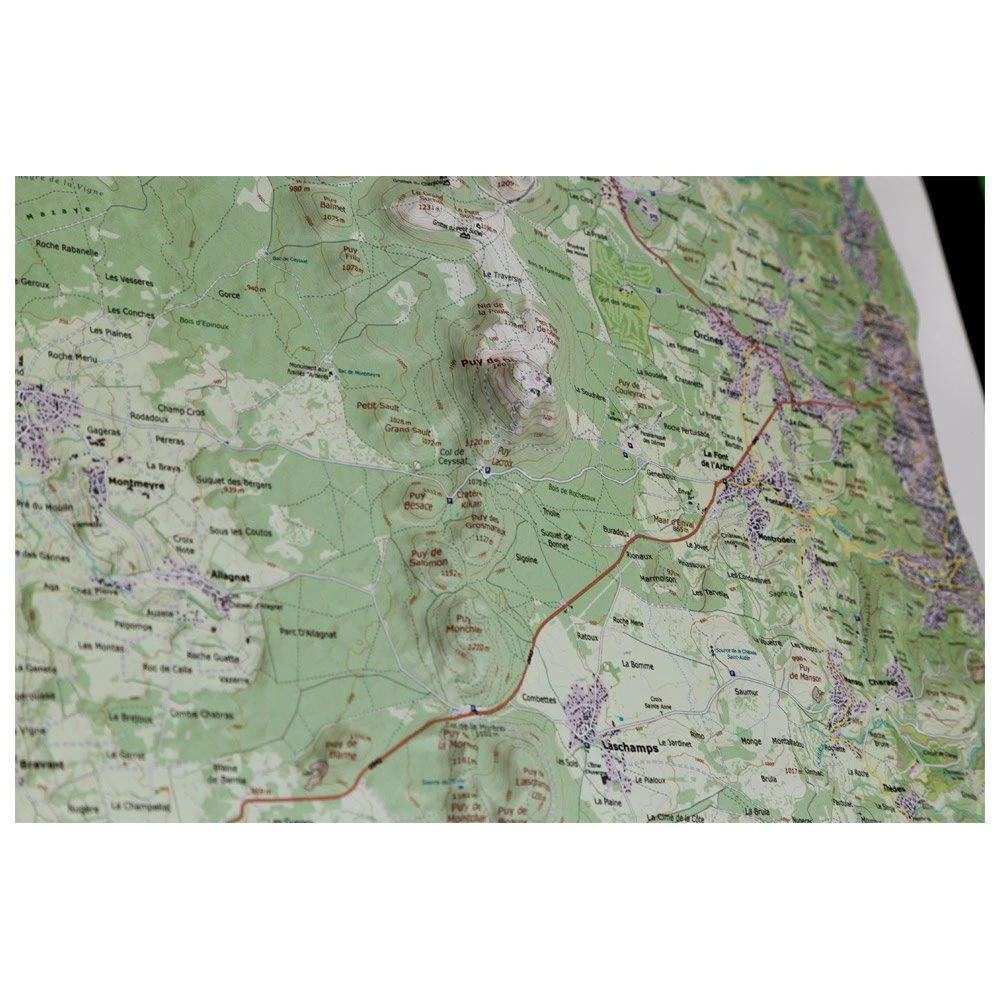 Carte 3D Deniveles Chaîne Des Puys – Image 3
