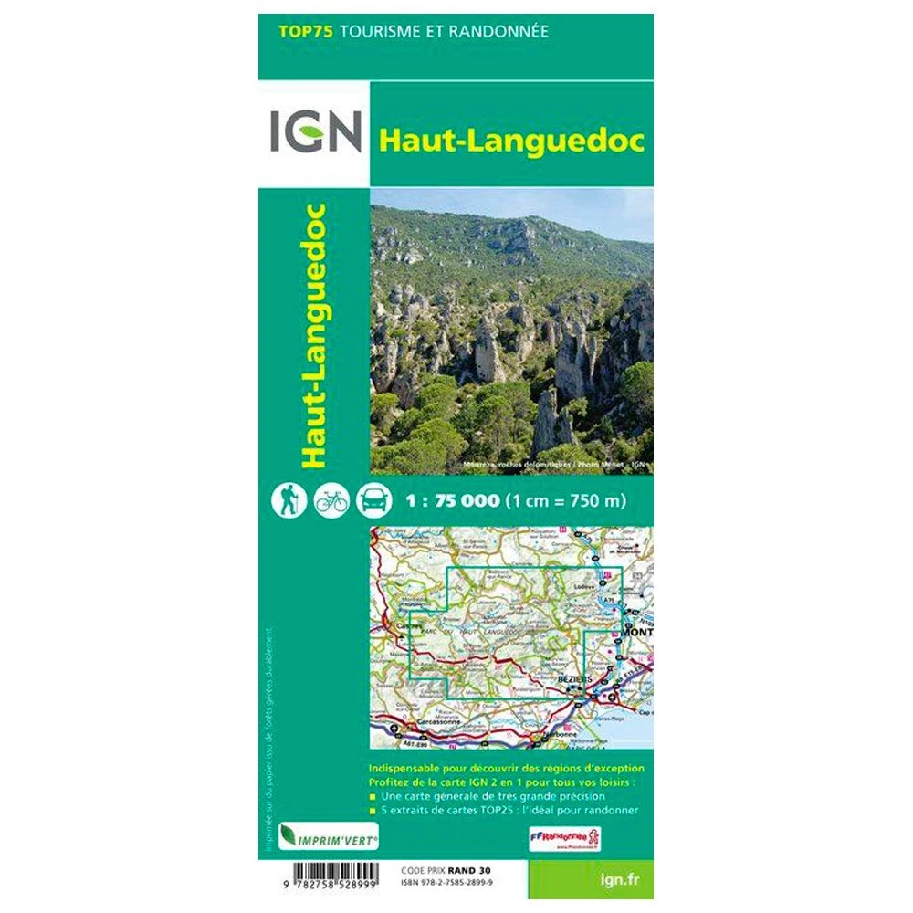 Carte IGN Haut-Languedoc – Image 2