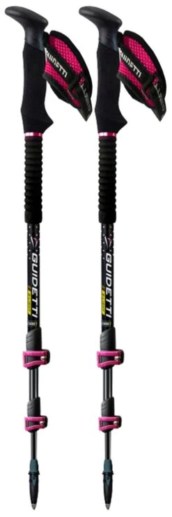 Bâton Guidetti B-Light Carbon/Alu W Rubis 125cm