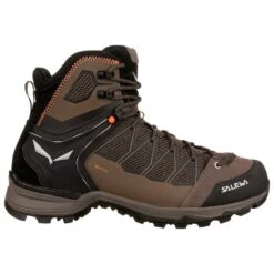 Chaussures De Trek Et Montagne Salewa MTN Trainer Lite Mid GTX Bungee Cord Black