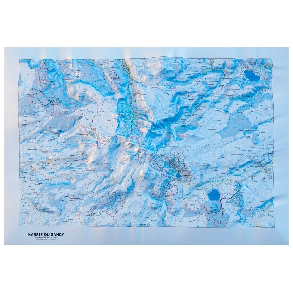 Carte 3D Deniveles Massif Du Sancy (Winter)