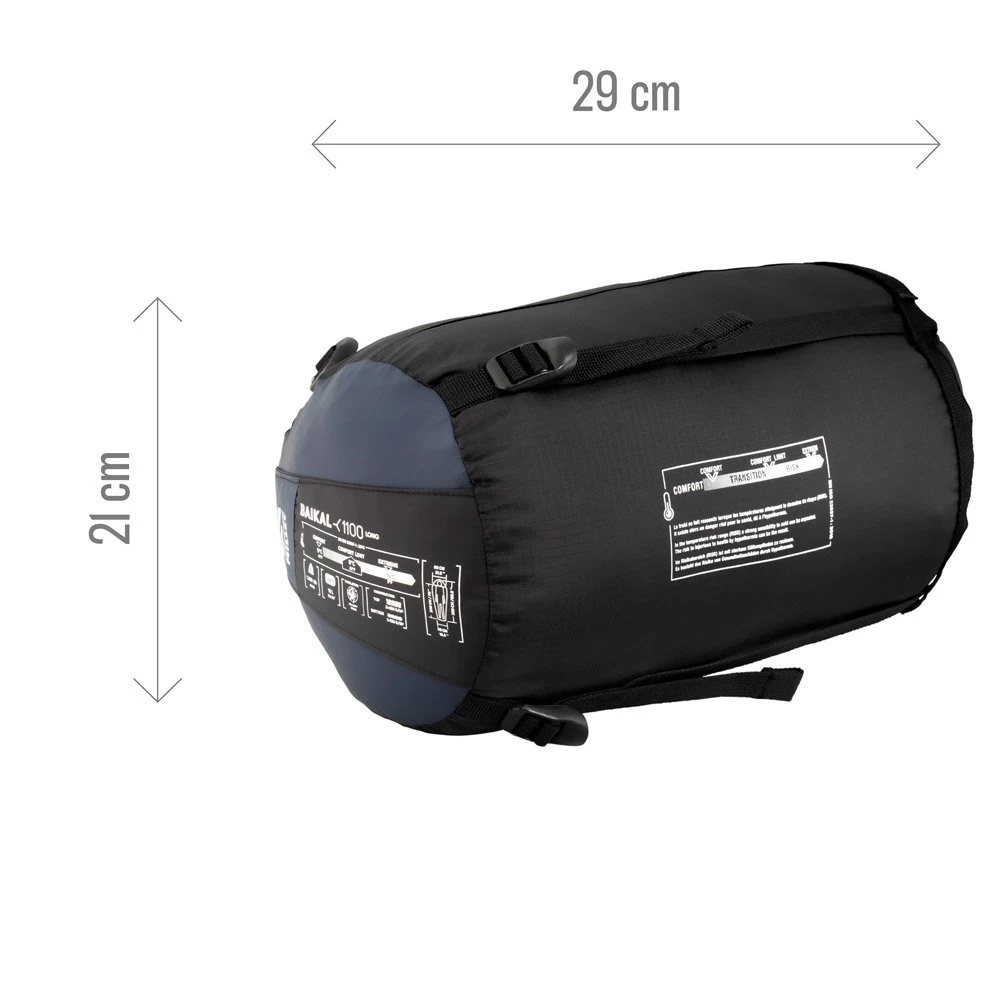 Sac De Couchage Millet Baikal 1100 Long Navy Blue – Image 4