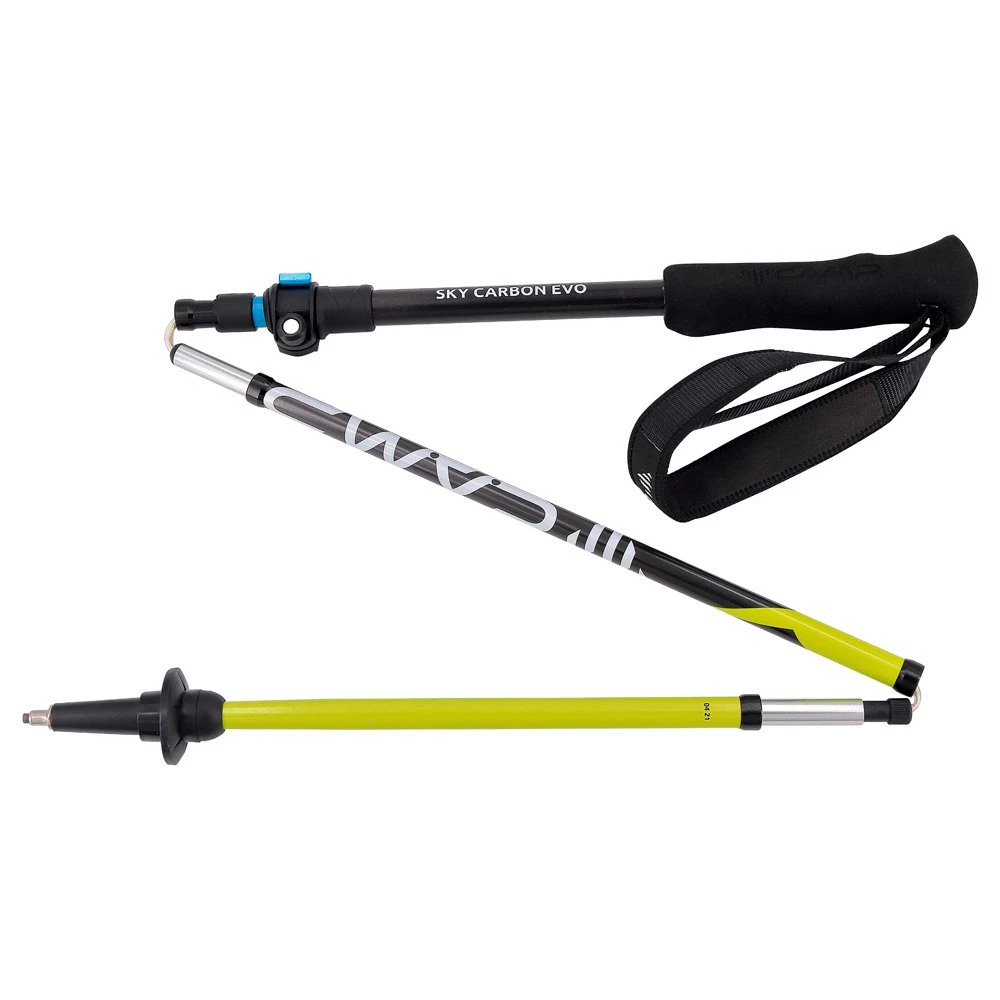 Bâton Camp Sky Carbon Evo Blue Black Yellow – Image 3