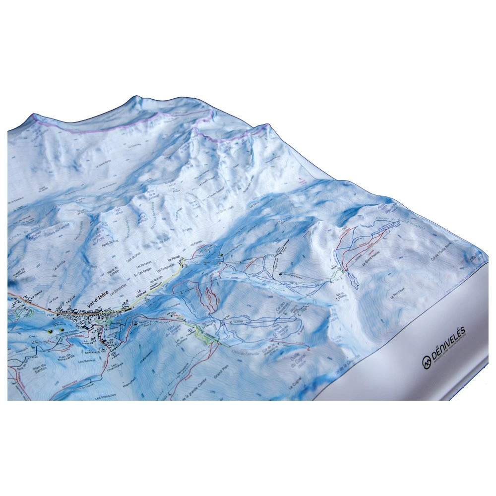 Carte 3D Deniveles Carte Des Pistes Tignes - Val D'isere – Image 8