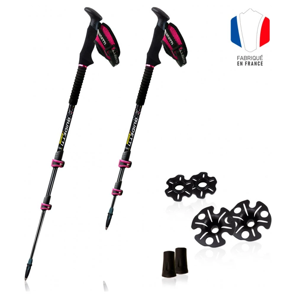 Bâton Guidetti B-Light Carbon/Alu W Rubis 125cm – Image 4