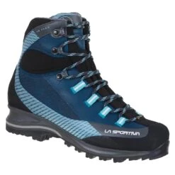 Chaussures De Trek Et Montagne La Sportiva Trango Trk Leather Woman Gtx Opal Pacific Blue