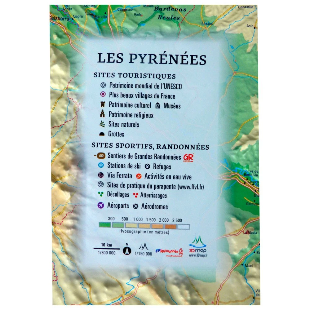 Carte 3D 3DMAP Les Pyrénnées – Image 3