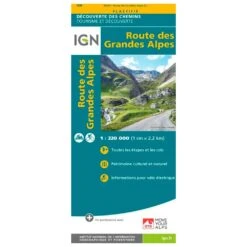 Carte IGN Route Des Grandes Alpes