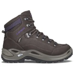 Chaussures De Randonnée Lowa Renegade Gtx Mid Ws Slate Blackberry