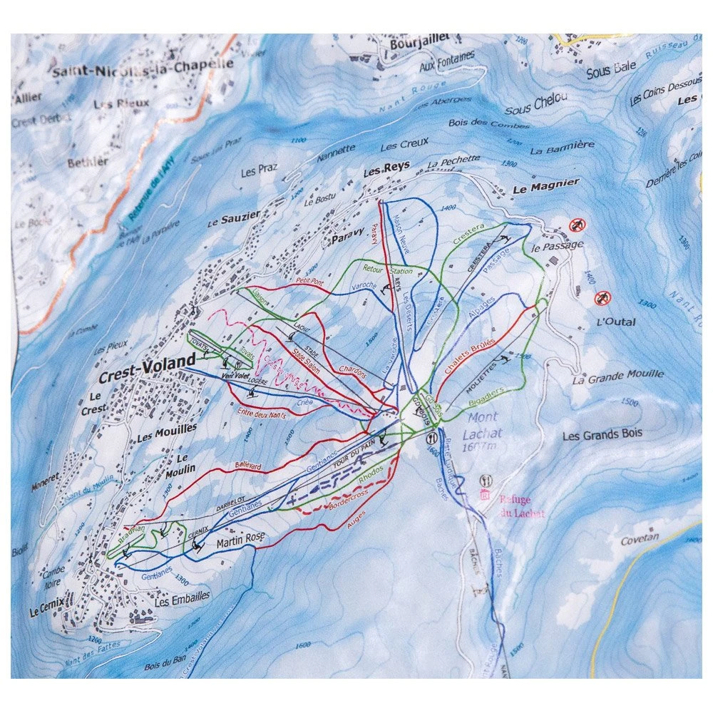 Carte 3D Deniveles Domaine Espace Diamant Les Saisies – Image 5