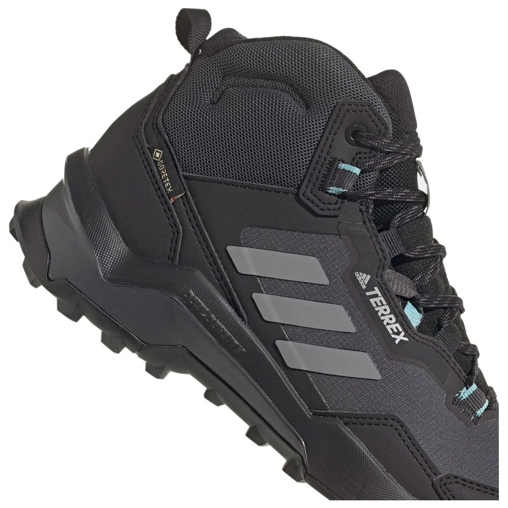 Chaussures De Randonnée Adidas Terrex Ax4 Mid GTX W Core Black/Grey Three/Mint Ton – Image 6