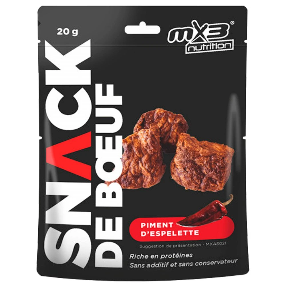 Repas Lyophilisé MX3 Snack Boeuf Piment D'Espelette